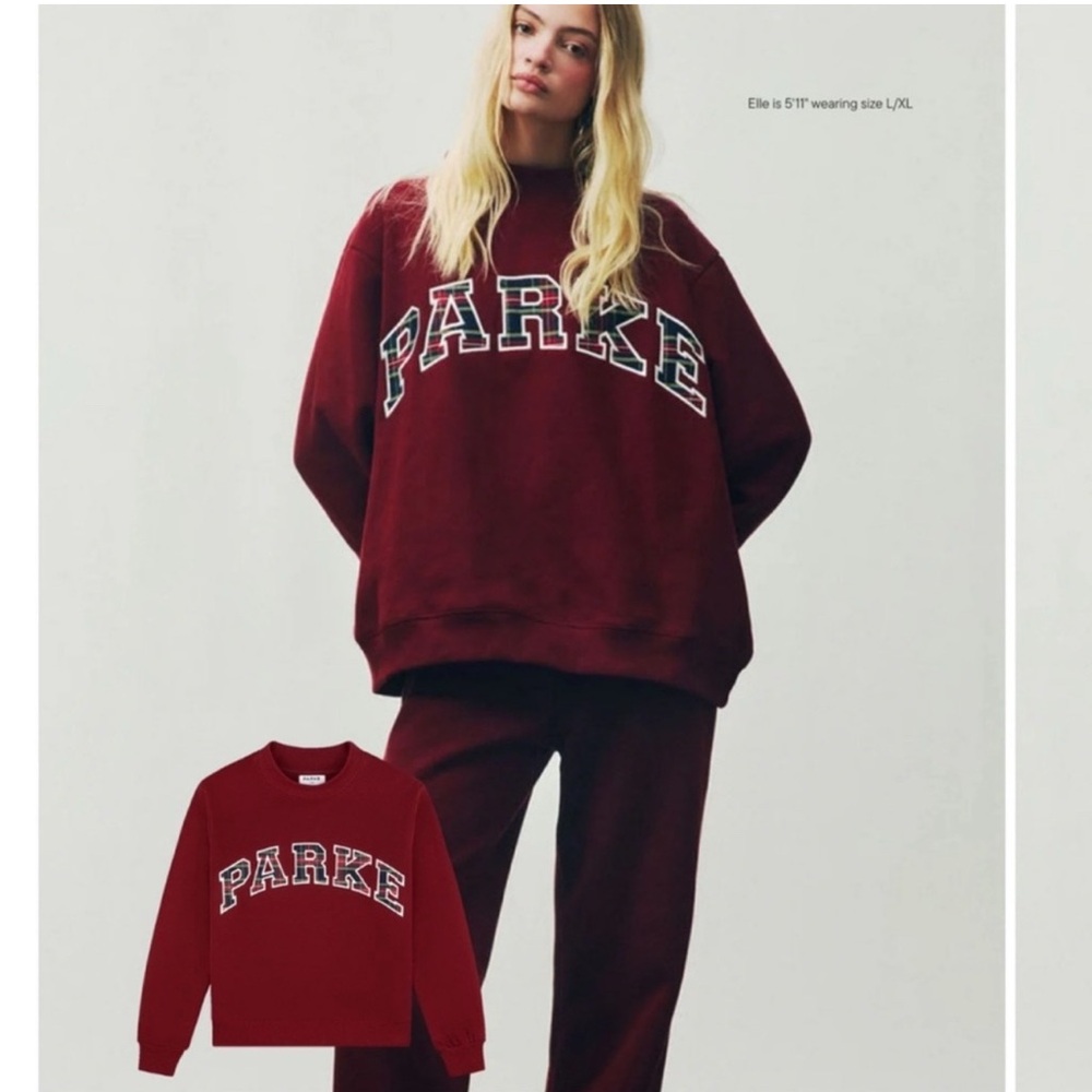 Parke Women's Red Plaid Mockneck